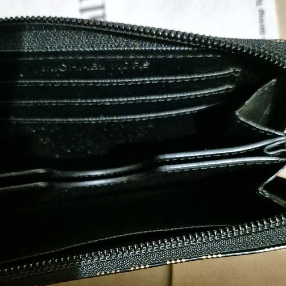 Michael Kors Black and Gold Wallet - Picture 2 of 4